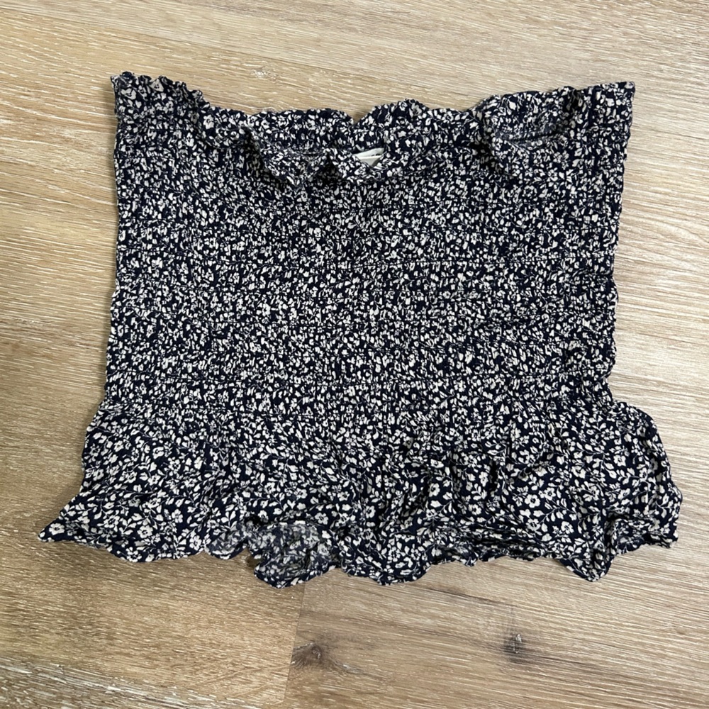 American Eagle Floral Tube Top